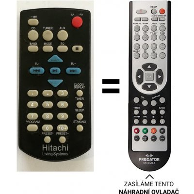 Dálkový ovladač Predátor Hitachi AX-M717E – Hledejceny.cz