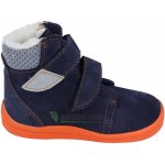 Beda Beda barefoot Barefoot zimní boty s membránou blue mandarine – Sleviste.cz