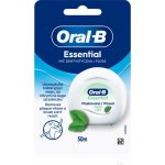Oral-B Essential Floss Mint voskovaná dentální nit s mátovou příchutí 50 m – Hledejceny.cz