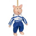 Mašek loutka bez nití Prasátko 20 cm – Zboží Dáma