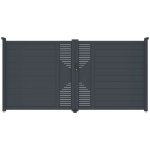 G21 Marion 350x173 cm dvoukřídlá, antracitová – Sleviste.cz