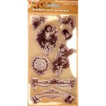 Creatoys Gelová razítka Ozdobná abeceda – Zboží Dáma