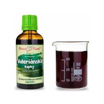 Bylinné kapky tinktura Valeriánské kapky 50 ml