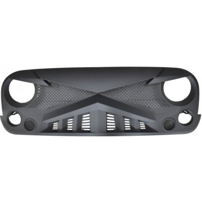 Mřížka, Černá, Optimus Serie, Jeep Wrangler JK – Sleviste.cz