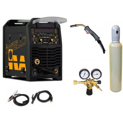 iWELD PocketMig 235 DP pro MIG SET 21 + RV CO2 + lahev CO2 plná 800MIG235DP/SET21 – Zboží Mobilmania