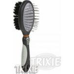 Trixie Plastový kartáč oboustranný s kovovými drátky 5 x 19 cm – Zboží Dáma