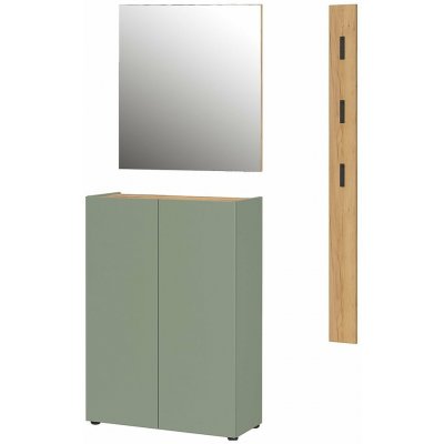 Germania Alviano předsíňová sestava light zelená 104 cm 200 cm 33 cm – Zboží Dáma