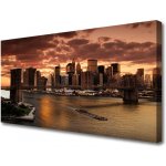 Obraz na plátně Město Brooklynský Most 100x50 cm – Sleviste.cz