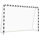 Shumee Fotbalová branka 300 x 200 x 90 cm kovová černá a bílá – Zboží Mobilmania