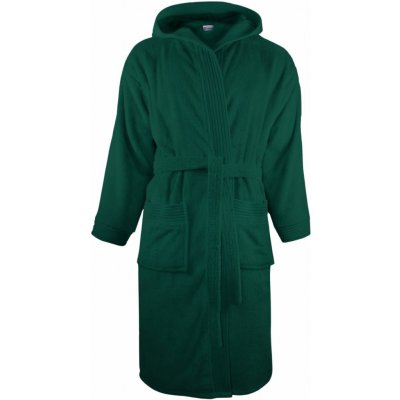 The One Towelling župan s kapucí T1-BH dark Green – Zbozi.Blesk.cz