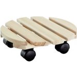 Podložka pod květináč kruhový - 28/30 cm buk přírodní (nosnost 100kg) – Zboží Mobilmania