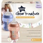 Tommee Tippee Kojenecká láhev C2N růžová 2ks 260ml – Zboží Dáma