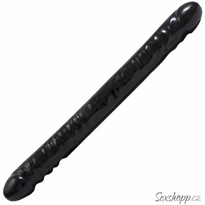 Oboustranné dildo Double Header Dong Veined 18", 44,5 cm