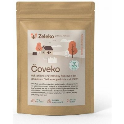 Zeleko ČOVEKO - bakterie do domácí čistírny odpadních vod balení 300 g – Zboží Dáma