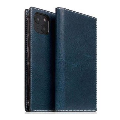 Pouzdro SLG Design D7 Italian Wax Leather pre iPhone 13 - modré – Zbozi.Blesk.cz