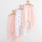 NEW BABY Kojenecké dupačky New Baby Classic II Holka 3ks – Sleviste.cz