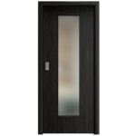 Sapeli Elegant Komfort M55 posuvné ořech královský 90 x 210 cm Satináto bílé – Hledejceny.cz