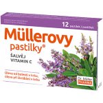 Dr. Müller Müllerovy pastilky se šalvějí a vitaminem C 12 pastilek – Hledejceny.cz