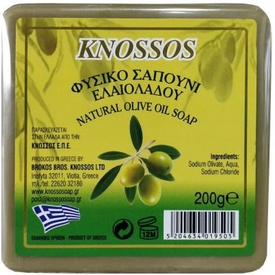 Knossos přírodní olivové mýdlo zelené 200 g – Sleviste.cz