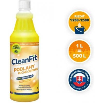 Cleanfit ultrakoncentrát Podlahy s leskem 1 l – HobbyKompas.cz