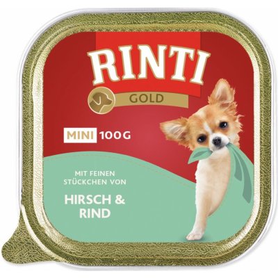 Rinti Gold Mini Adult Dog jelen a hovězí 100 g – Zbozi.Blesk.cz