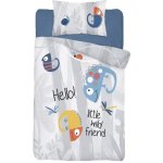 Detexpol povlečení V Trávě grey 100 x 135 cm 40 x 60 cm – Sleviste.cz