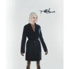 Dámský kabát Karl Lagerfeld KLXCD Reversible Coat černá