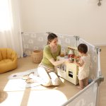 iMex Kids ohrádka Premium W5312 Flexible 6v1 šestihranná šedá – Zboží Dáma