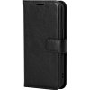 Pouzdro a kryt na mobilní telefon Apple AlzaGuard Book Flip Case pro iPhone 13 černé AGD-BCF0003B