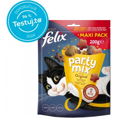 Felix Party Mix Original kuře játra krůta 5 x 200 g – Hledejceny.cz