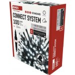 EMOS Standard LED spojovací vánoční řetěz 10 m venkovní i vnitřní studená bílá – Zbozi.Blesk.cz