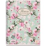 Pigna kroužkový blok A5 Nature,čtverečkovaný – Zboží Dáma