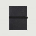 Planoo Kroužkové pevné desky A5 s gumičkou černá – Zboží Živě