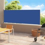 vidaXL Zatahovací boční markýza 180 x 500 cm modrá – Sleviste.cz