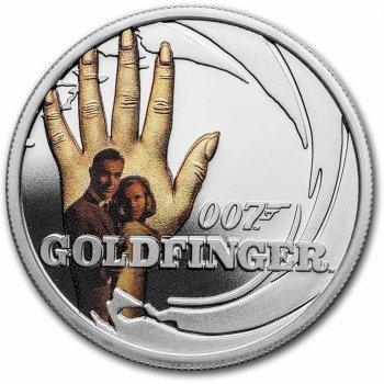 The Perth Mint Australia 007 James Bond Film: Goldfinger 1/2 oz