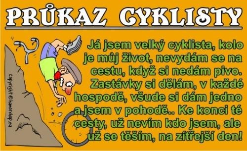 Průkaz Průkaz cyklisty od 15 Kč - Heureka.cz