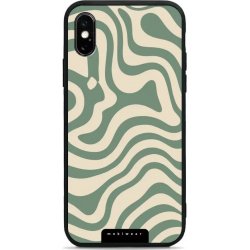 Mobiwear Glossy - Apple iPhone X / XS - GA57G Zelené a béžové zkrouceniny