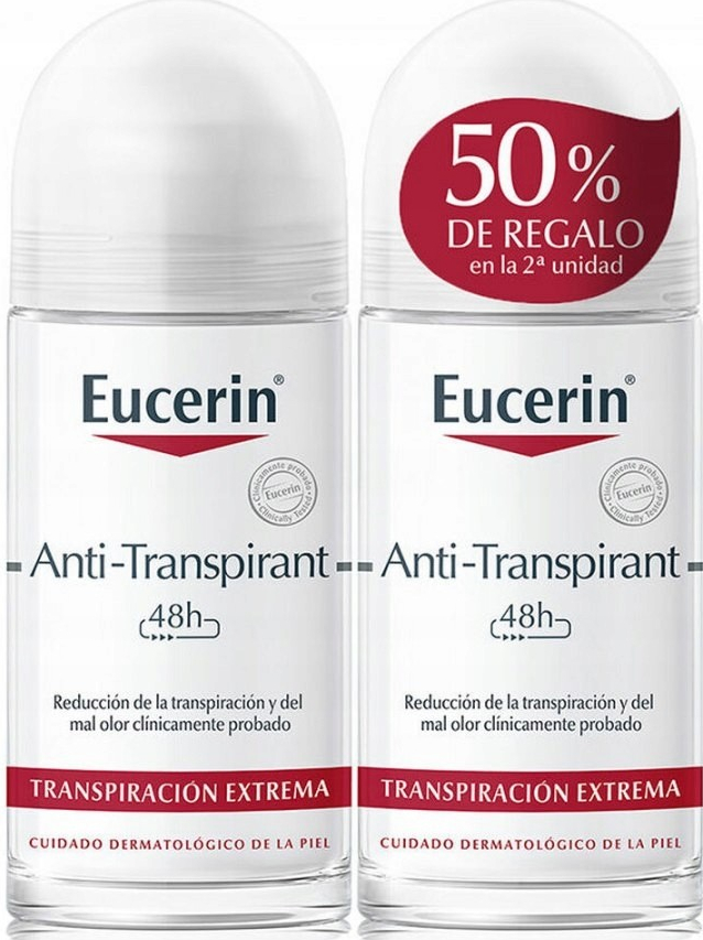 Eucerin roll-on pro citlivou pokožku 2x50 ml