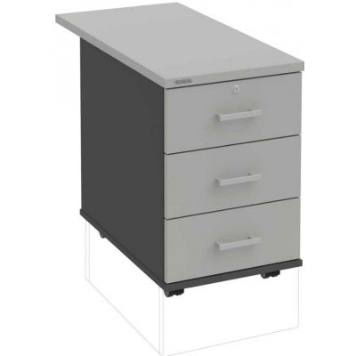 Hobis K 33 Z N 80 3 zásuvky napříč 80 cm antracit šedá – Hledejceny.cz