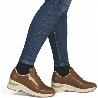 Rieker Dámské polobotky N9301-25 HNĚDÁ – Hledejceny.cz