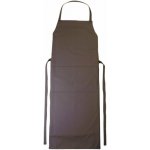 CG Workwear Zástěra Verona s laclem a kapsou 90 x 75 cm hnědá střední 90 x 75 cm CGW1146 – Hledejceny.cz
