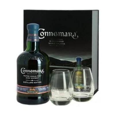 Connemara Distillers Ed. 43% 0,7 l (dárkové balení 2 sklenice)