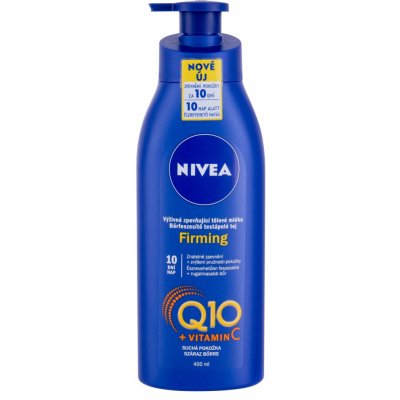 Nivea Body Firming Lotion Q10 Energy+ na normální pokožku 400 ml – Zbozi.Blesk.cz