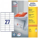 Avery Zweckform Etikety 100 listů A4 bílé 70 x 32 mm univerzální 3479 – Hledejceny.cz