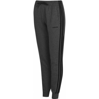 adidas dámské tepláky Essential 3 Stripe Jogging tmavě šedé – Zbozi.Blesk.cz