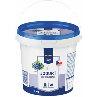 Metro Chef Jogurt Borůvka 3,5% 1 kg