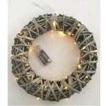 MagicHome Vánoční věnec Wildeco 40 LED 30 x 7 cm – Zboží Dáma