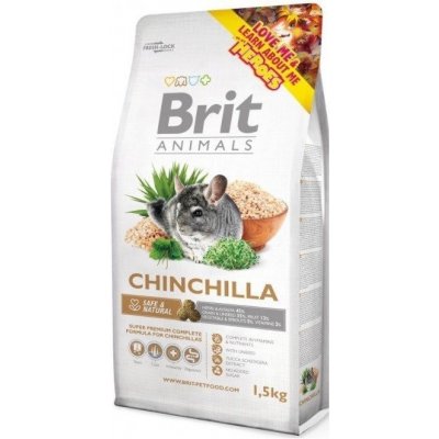 Brit Animals Chinchilla Safe & Natural krmivo pro činčily 1,5 kg – Zboží Mobilmania