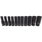 JONNESWAY S03AD4111S Sada úderových hlavic 1/2", prodloužené, 11 ks, 10-24 mm – Hledejceny.cz