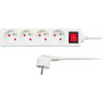 Prodlužovací kabel 4 zásuvky 2m SOLIGHT PP31 s vypínačem – Hledejceny.cz